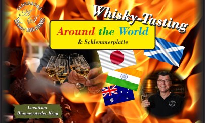 Whisky Tasting Event "Around the World & Schlemmerplatte" Sa 23.01.2027 - B&uuml;mmersteder Krug!