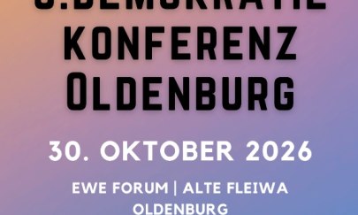 6. Demokratiekonferenz. Quelle: Stadt Oldenburg