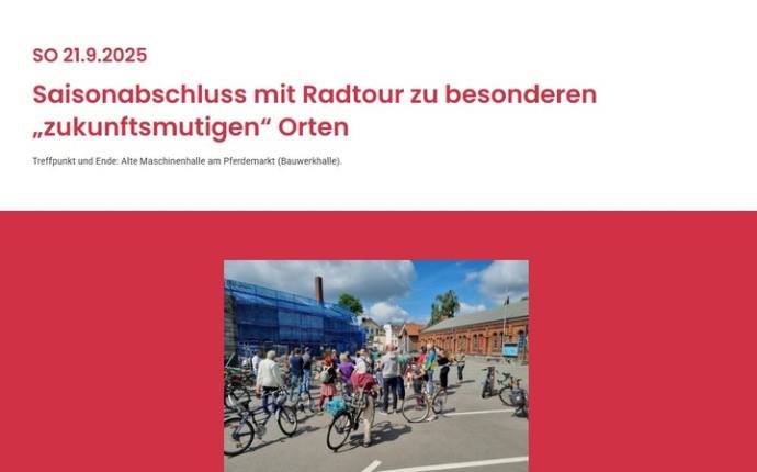 Radtour zu zukunftsmutigen Orten in Oldenburg