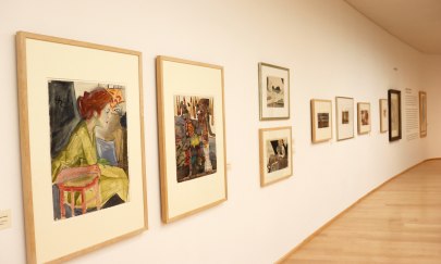 Werke der Ausstellung, zu denen die Queere Intervention gearbeitet hat