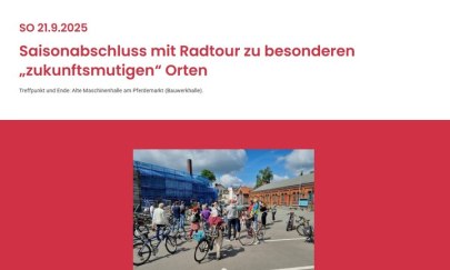 Radtour zu zukunftsmutigen Orten in Oldenburg