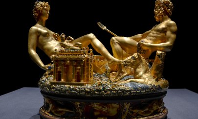 Skulptur &bdquo;Saliera&ldquo; von Benvenuto Cellini