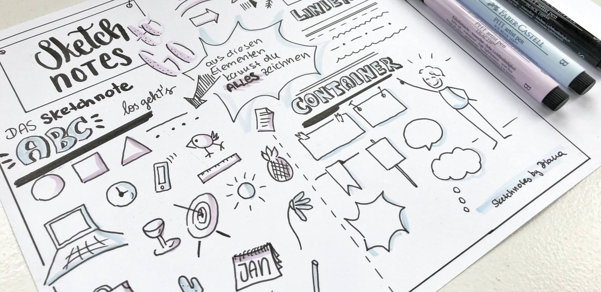 So sehen Sketchnotes aus