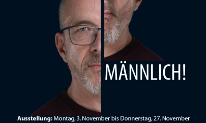 Plakat zur Ausstellung "Männlich? Männlich!"