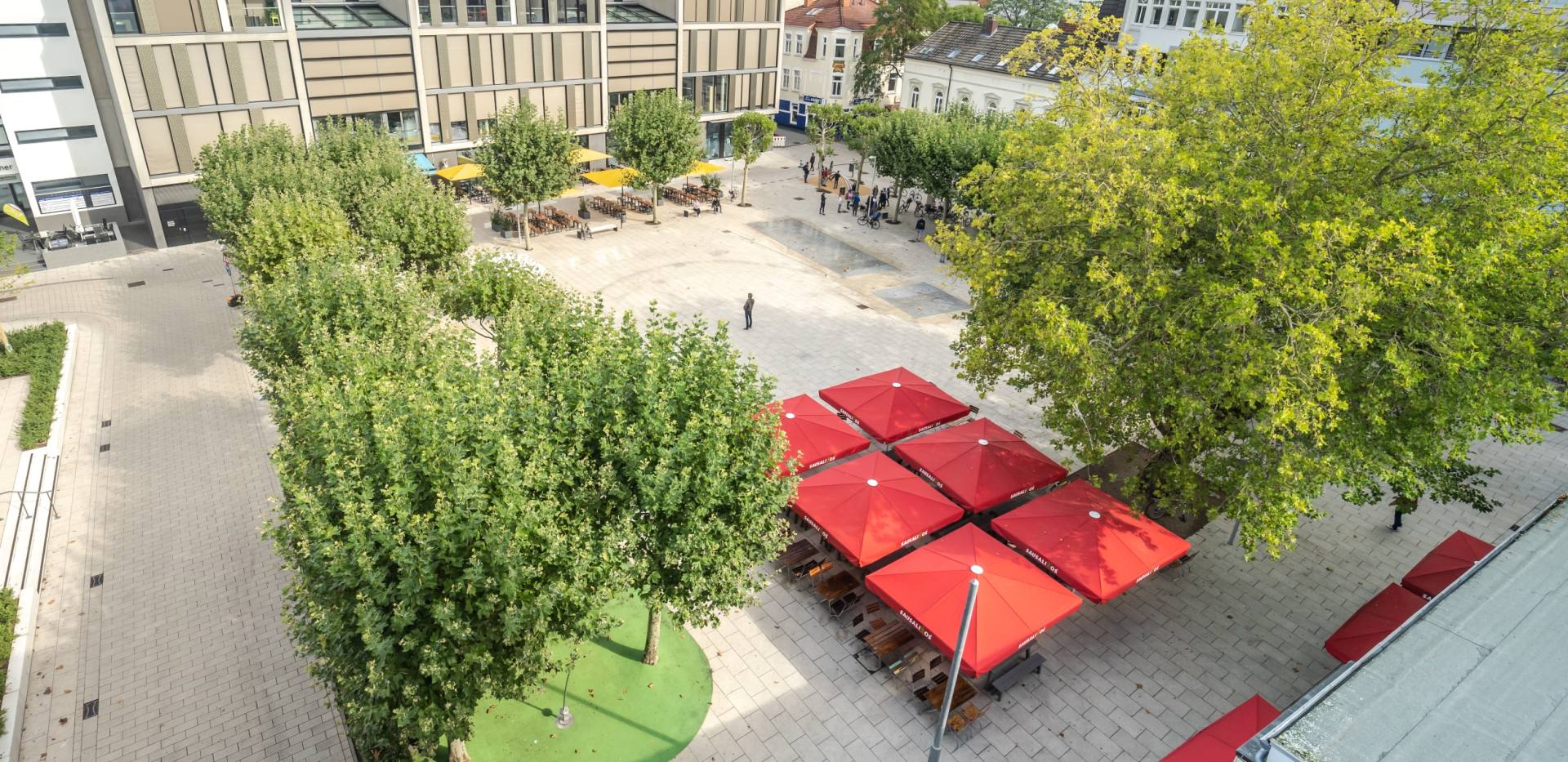 Blick vom Parkhaus am Waffenplatz Oldenburg Blick vom Parkhaus am Waffenplatz Oldenburg