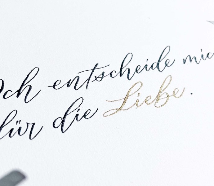 Moderne Kalligrafie | Zitat Moderne Kalligrafie | Zitat