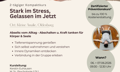 Digitaler Flyer zum Kurs Digitaler Flyer zum Kurs