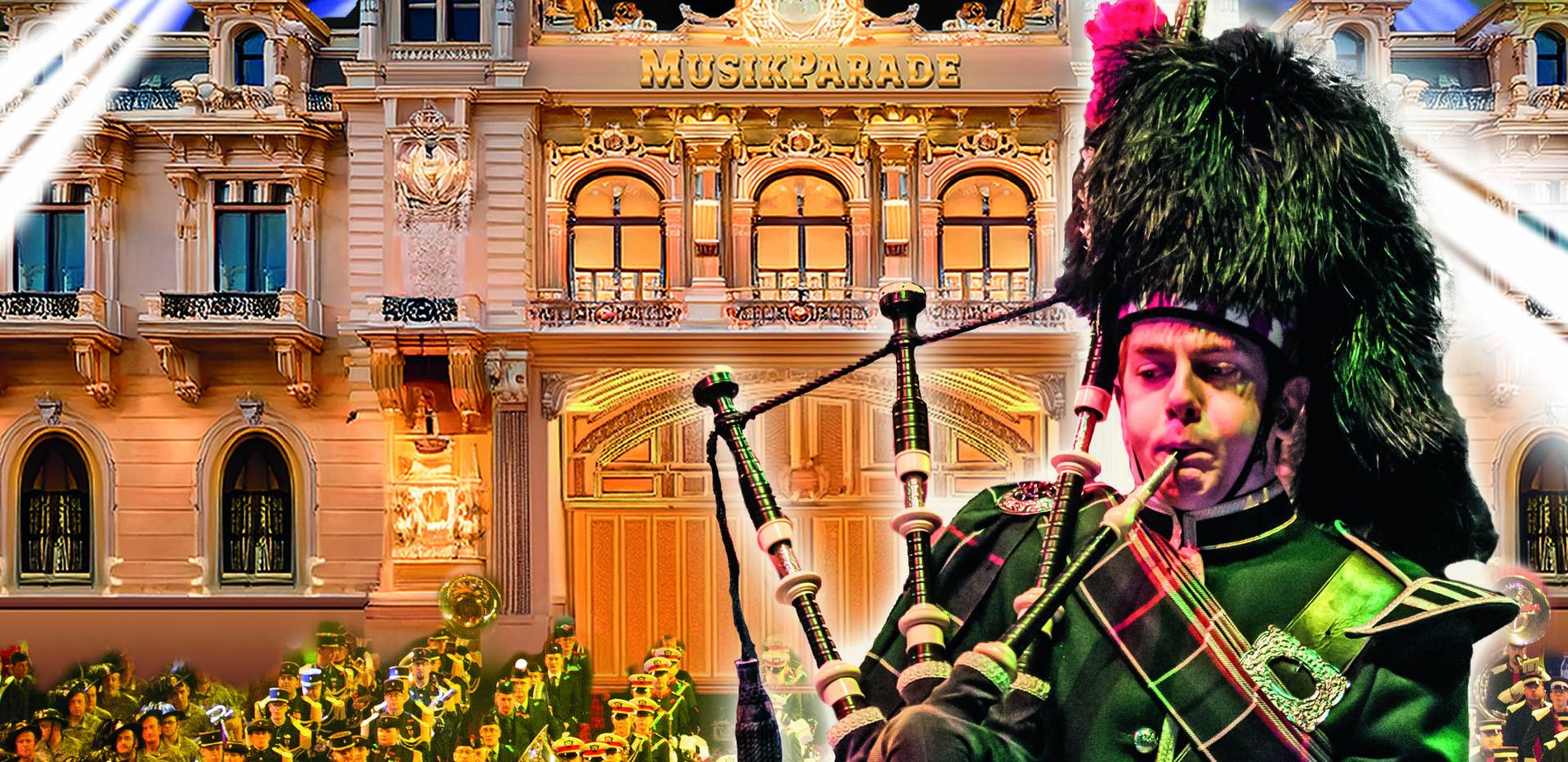 MUSIKPARADE 2027
Europas größte Tournee der Militär- und Blasmusik kommt nach Oldenburg MUSIKPARADE 2027
Europas größte Tournee der Militär- und Blasmusik kommt nach Oldenburg