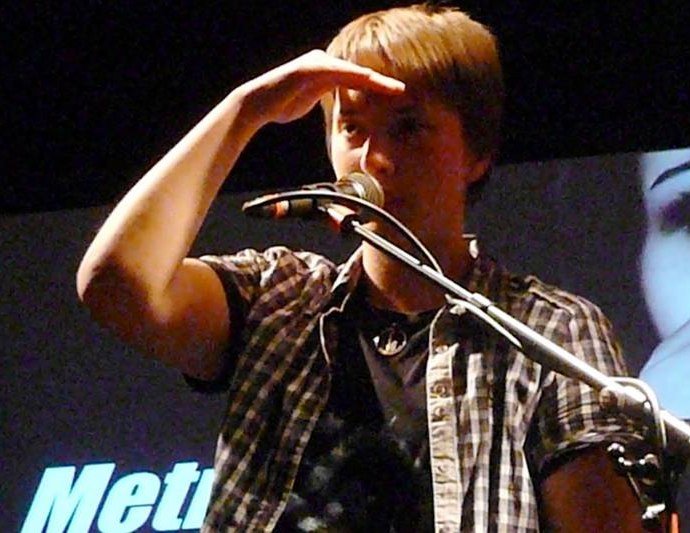 Die Autorin und Poetry Slammerin Annika Blanke bei einer Veranstaltung des Literaturhauses im Wilhelm13. Die Autorin und Poetry Slammerin Annika Blanke bei einer Veranstaltung des Literaturhauses im Wilhelm13.