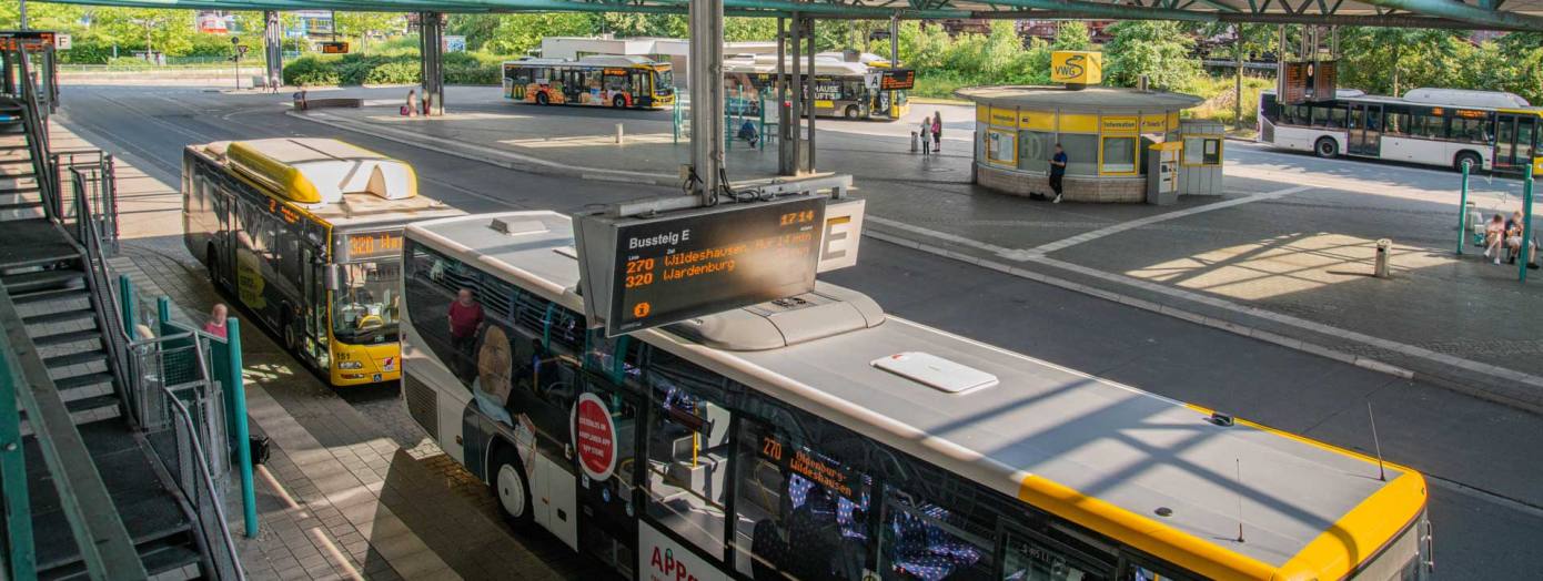 Busse am Oldenburger ZOB