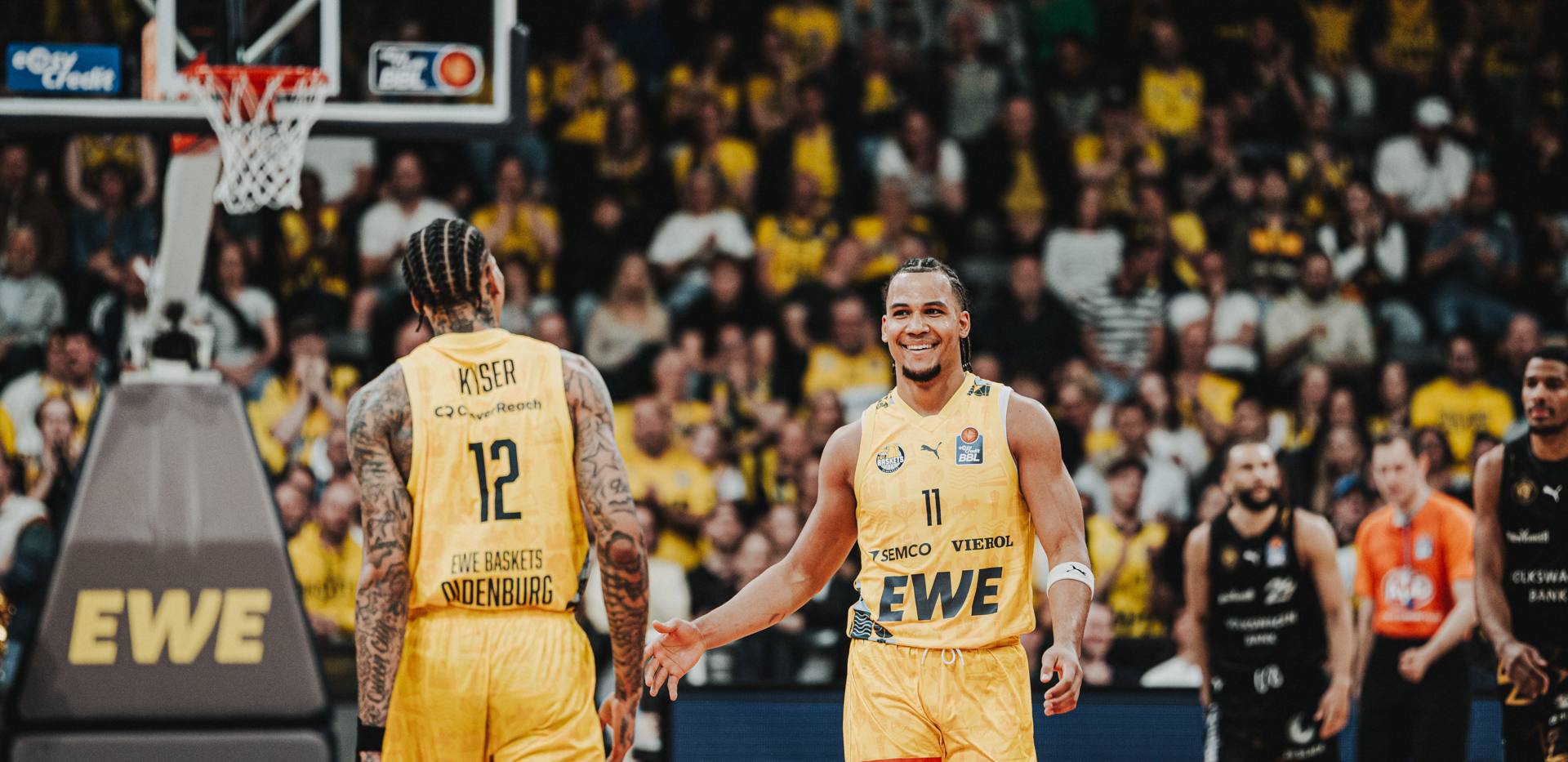 BBL: EWE Baskets Oldenburg - Basketball L&ouml;wen Braunschweig