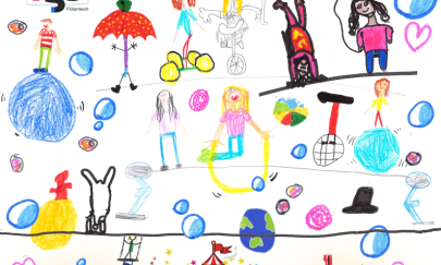 Plakat der Kinder-Zirkusshow Plakat der Kinder-Zirkusshow