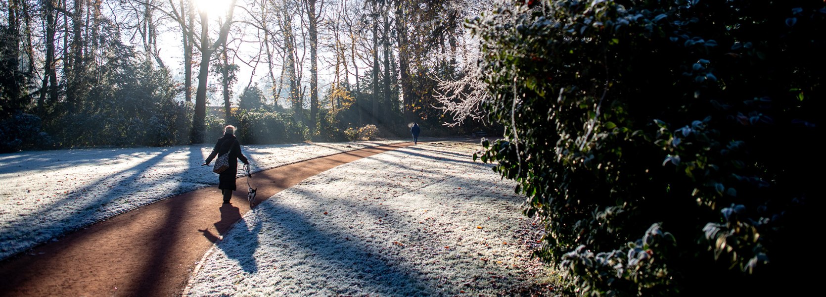 Spaziergang im winterlichen Schlossgarten Oldenburg