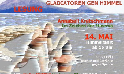 Lesung OLDENBURGmeets GLADIATOREN GEN HIMMEL am 14.05.2026