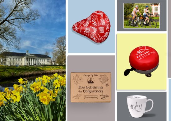 Oldenburg Souvenirs zum Thema Fr&uuml;hling und Fahrrad