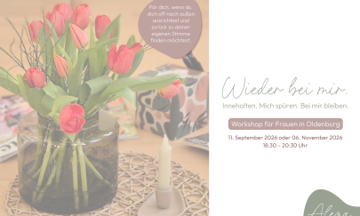 Wieder bei mir | Innehalten. Mich spüren. Bei mir bleiben.