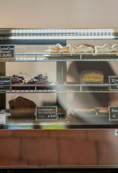 Kuchenauswahl Caf&eacute; Sehnlichkeiten