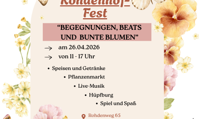 Hoffest 2026_Begegnungen, Beats und bunte Blumen_Veranstaltungskalender_Flyer