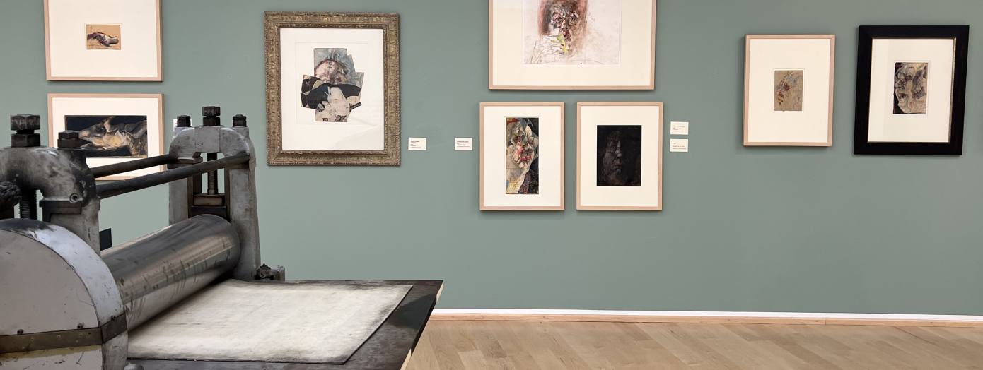 Blick in die Dauerausstellung "Horst Janssen. Neu entdeckt!"