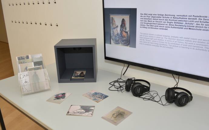KI-Station in der Horst-Janssen-Ausstellung KI-Station in der Horst-Janssen-Ausstellung