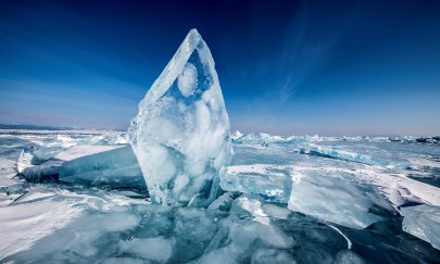 Kunstwerk der Natur auf dem Baikalsee