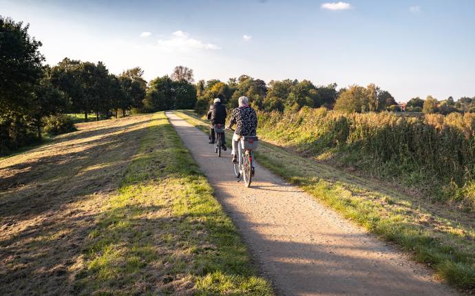 Radfahrende Route um Oldenburg Radfahrende Route um Oldenburg