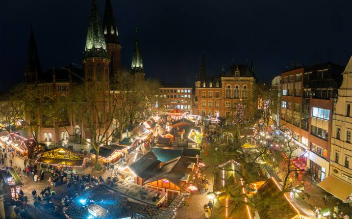Blick über den Lamberti-Markt 2024 Blick über den Lamberti-Markt 2024