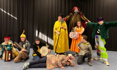 Probe der Kindertheatergruppe Probe der Kindertheatergruppe