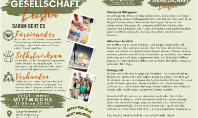 Alle Informationen zu dem Event Gesellschaft leisten