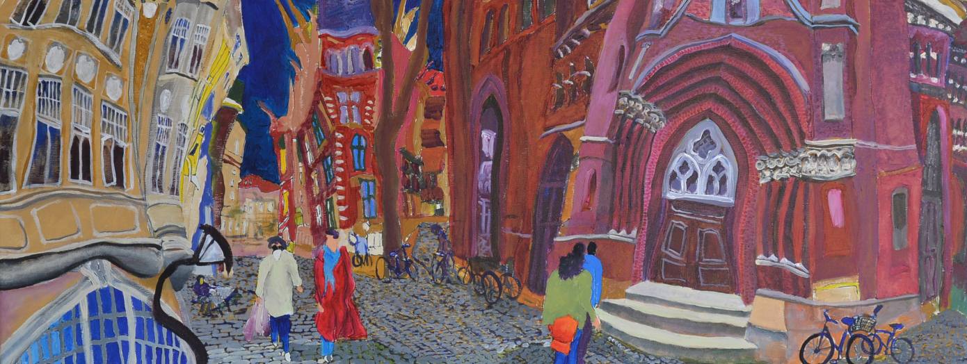 Acrylbild von dem Künstler Jorge Lázaro Pérez Fraga
