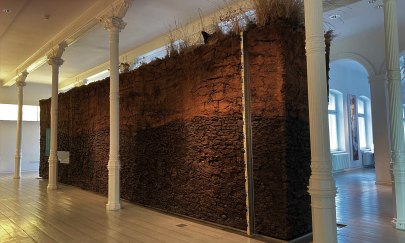 Moorblock in der Dauerausstellung