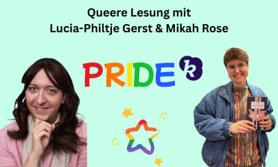 Veranstaltungsbild, links: Lucia-Philtje Gerst, rechts: Mikah Rose