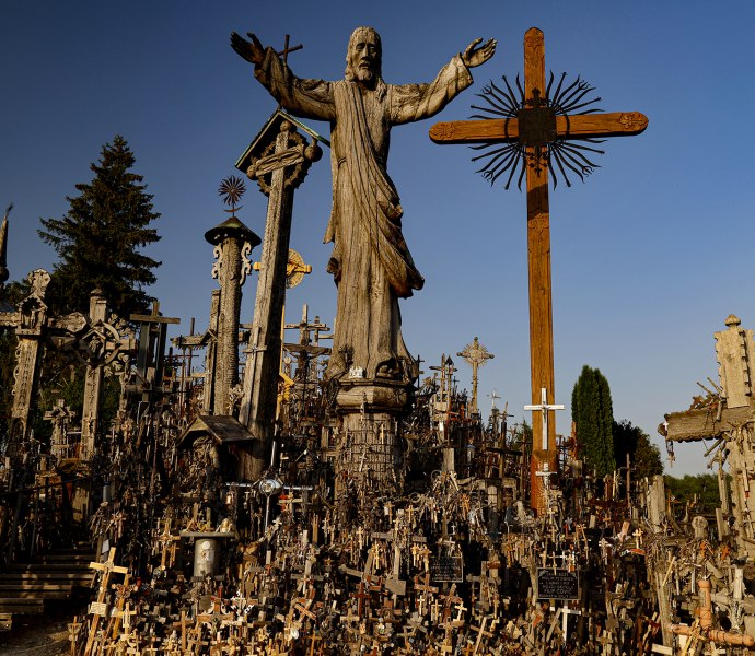 Berg der Kreuze in Litauen