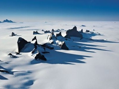 Die Drygalski-Berge in Queen Maud Land, Antarktis