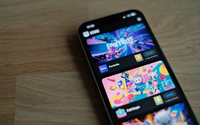 Ein Handy mit Spielen drauf, Ein Handy mit Spielen drauf,