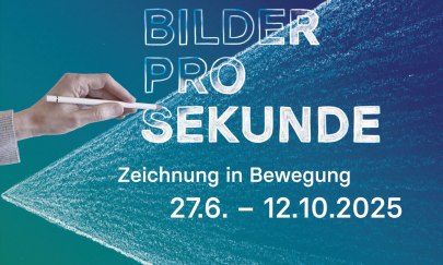 Plakatmotiv zur Ausstellung "Bilder pro Sekunde"